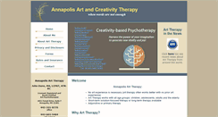 Desktop Screenshot of annapolisarttherapy.com
